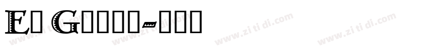 El Greco字体转换